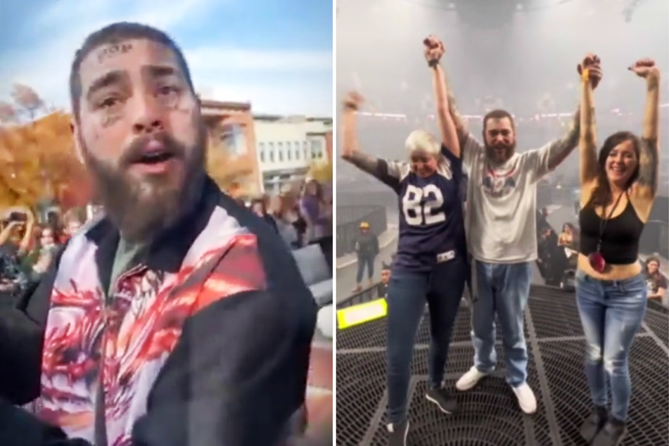 Post Malone has wild weekend with brides and b**ching fans