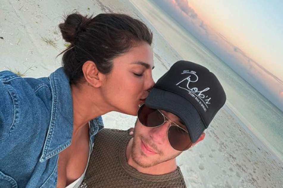 Nick Jonas (r) gave a brief update on his baby girl, who spent over 100 days in the NICU after her birth.