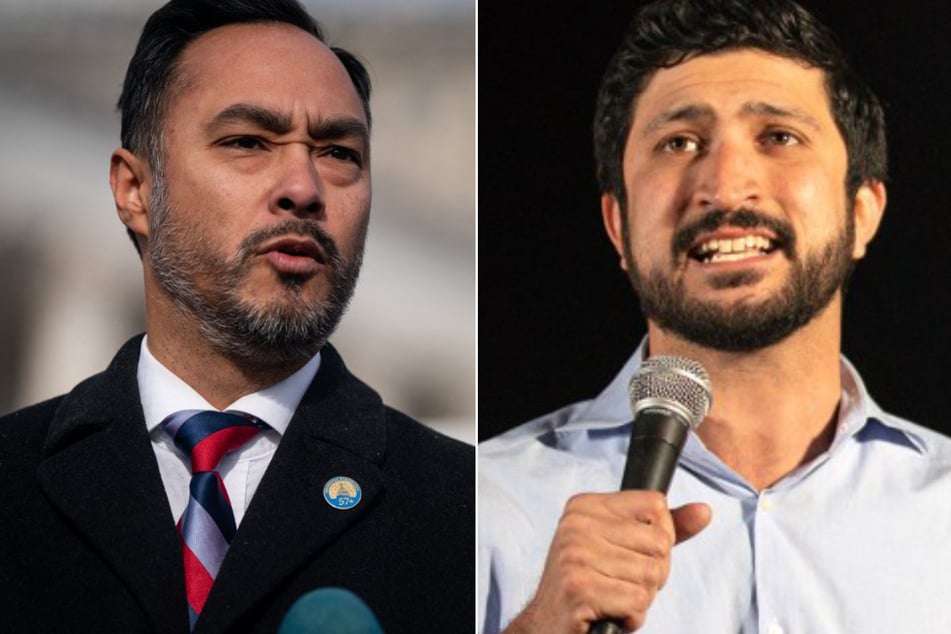 Democratic Texas Congressmen Joaquin Castro (l.) and Greg Casar have slammed Governor Greg Abbott's latest anti-migrant statement.
