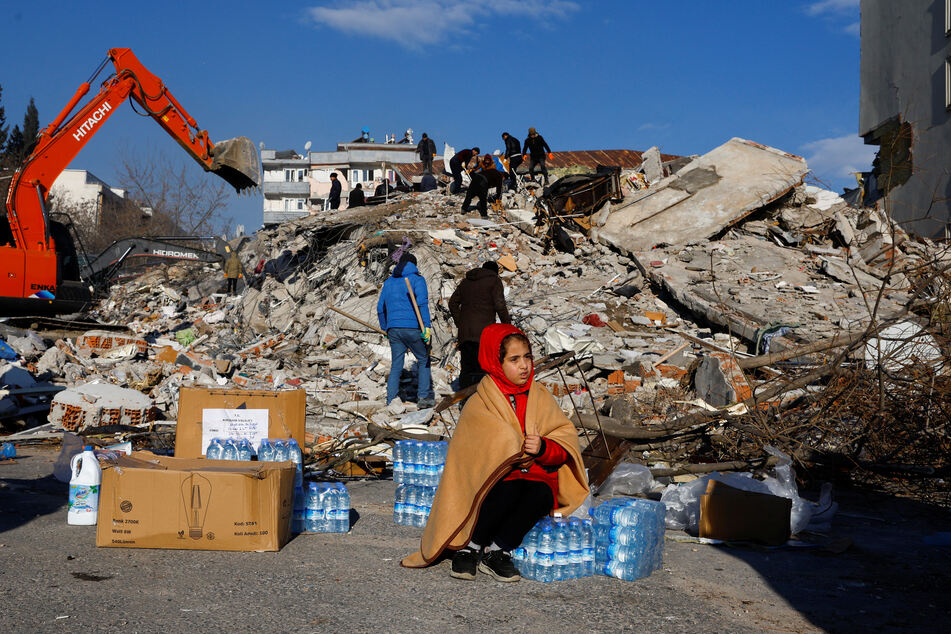 In the Turkish city of Kahramanmaraş, there is still a risk of crumbling buildings.