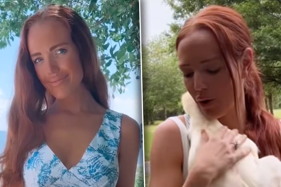 Cuddle-happy pet duck refuses to stop hugging her owner in viral video