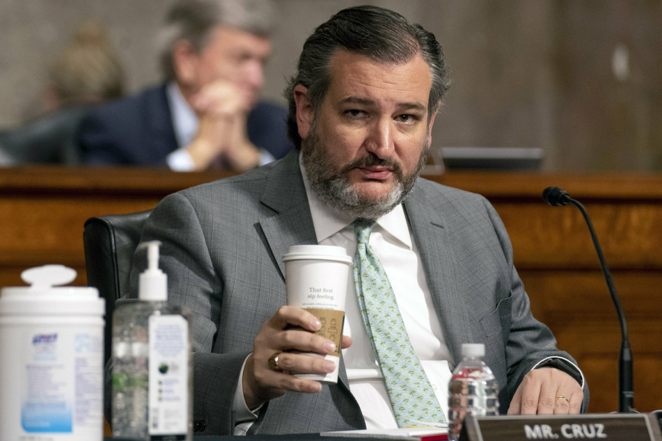Ted Cruz at a Senate Homeland Security and Governmental Affairs & Senate Rules and Administration joint hearing on Capitol Hill.