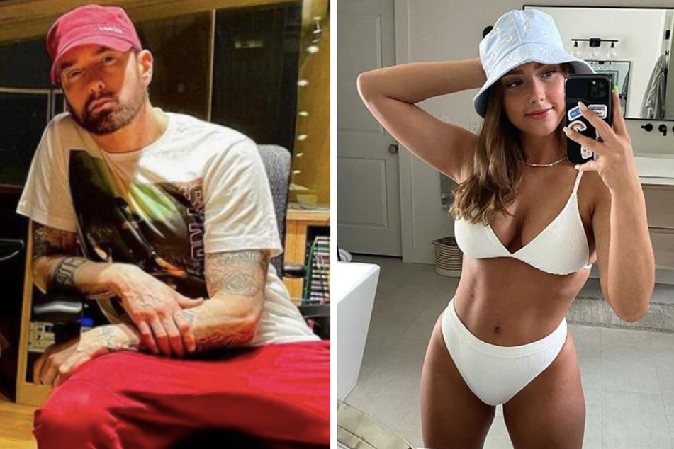 All grown up: Eminem's daughter Hailie shows off with a rare photo