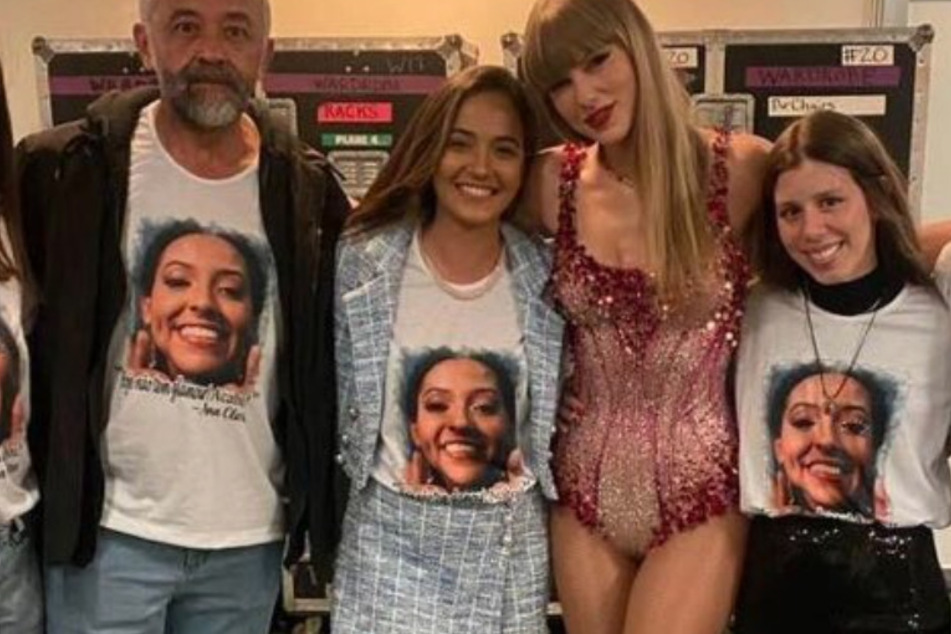 Taylor Swift shares touching moment with family of late fan backstage at São Paulo concert