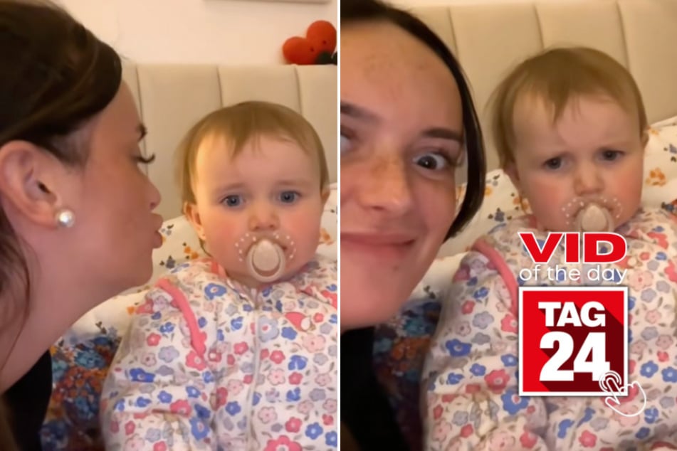 Viral Video of the Day for January 12, 2025: Baby's "lethal" eye roll steals the show in hilarious TikTok clip!