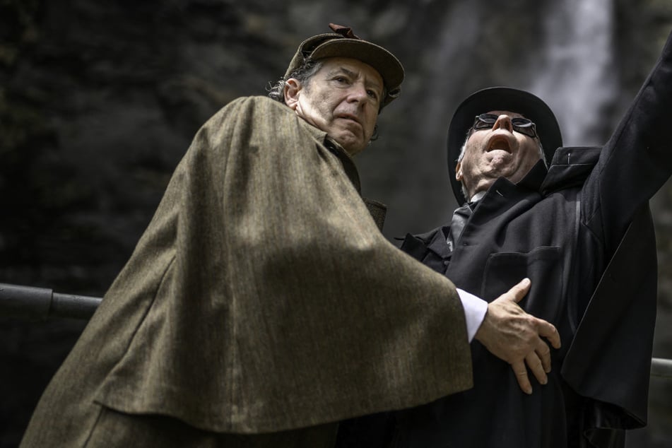 Sherlock Holmes fans recreate fateful duel at Swiss falls in iconic fashion
