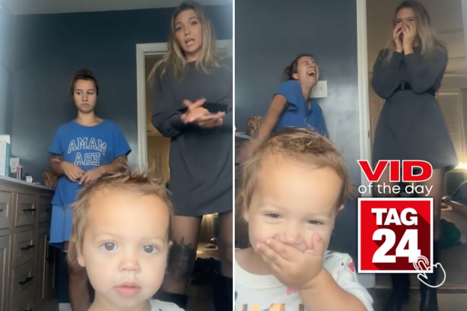 Viral Video of the Day for November 9, 2025: Toddler steals the show during mom's Taylor Swift dance