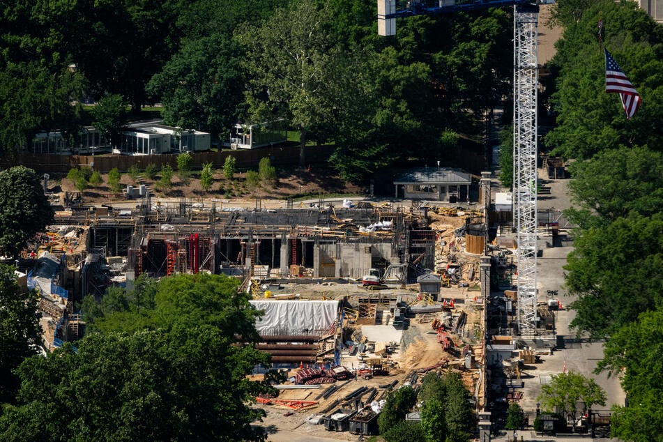 Construction on the White House ballroom has seen the demolition of the entire East Wing.