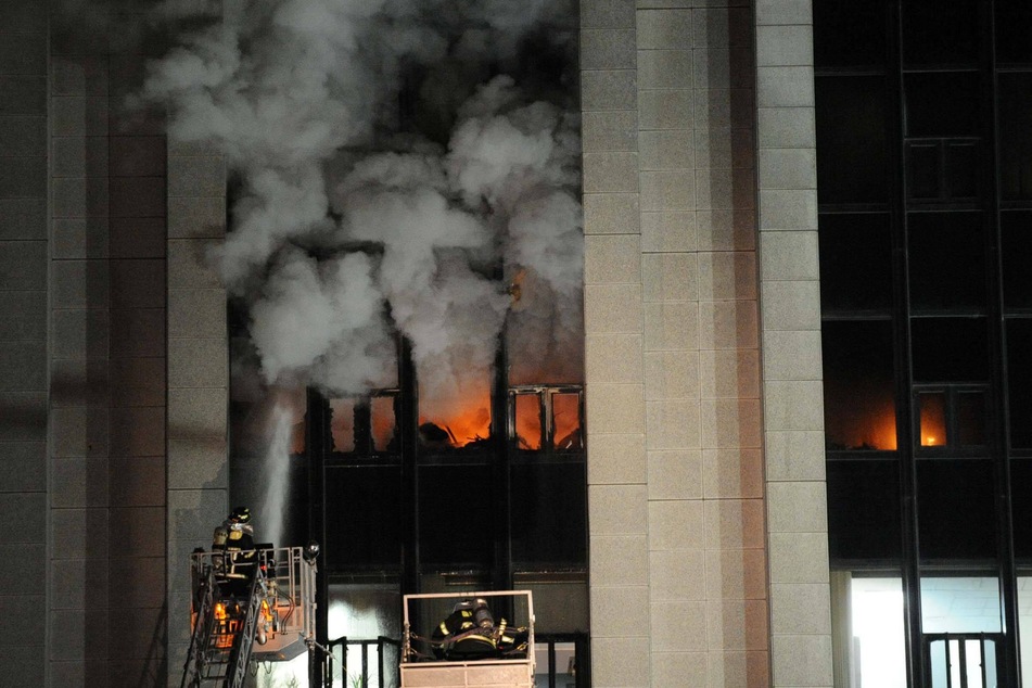 South Korean apartment building goes up in flames and injures dozens