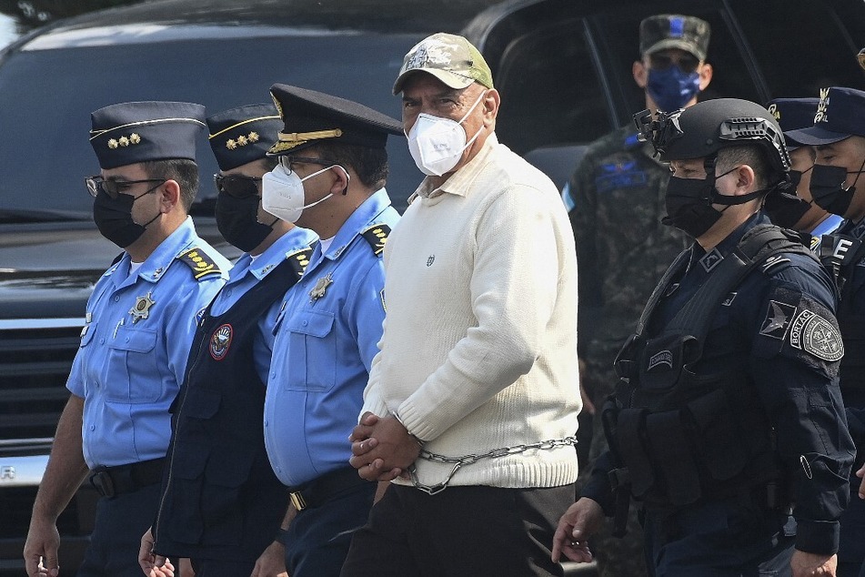 Ex-Honduran top cop sentenced to 19 years in US prison on drug charges