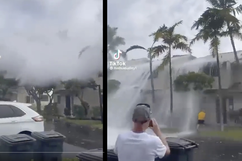 Hawaii wedding washed away as giant waves hit islands