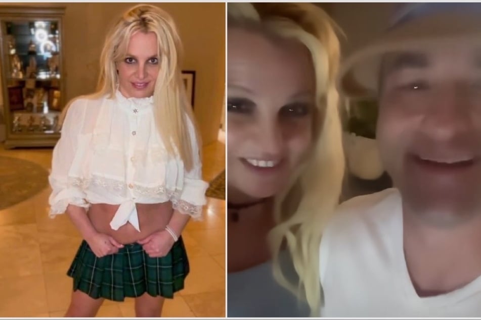 Britney Spears has allegedly found a new roommate in her brother Bryan (r.), who moved in with the singer after split from Paul Soliz.