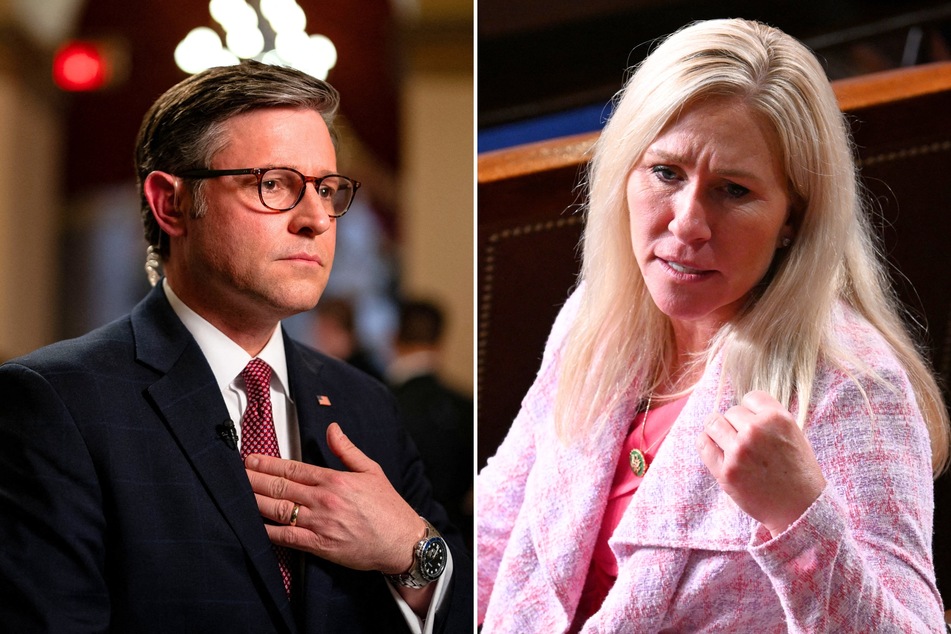 Democrats vow to destroy Marjorie Taylor Greene's bid to oust Mike Johnson