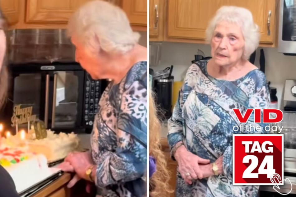 This grandma's deadpan birthday announcement has the internet in shambles.