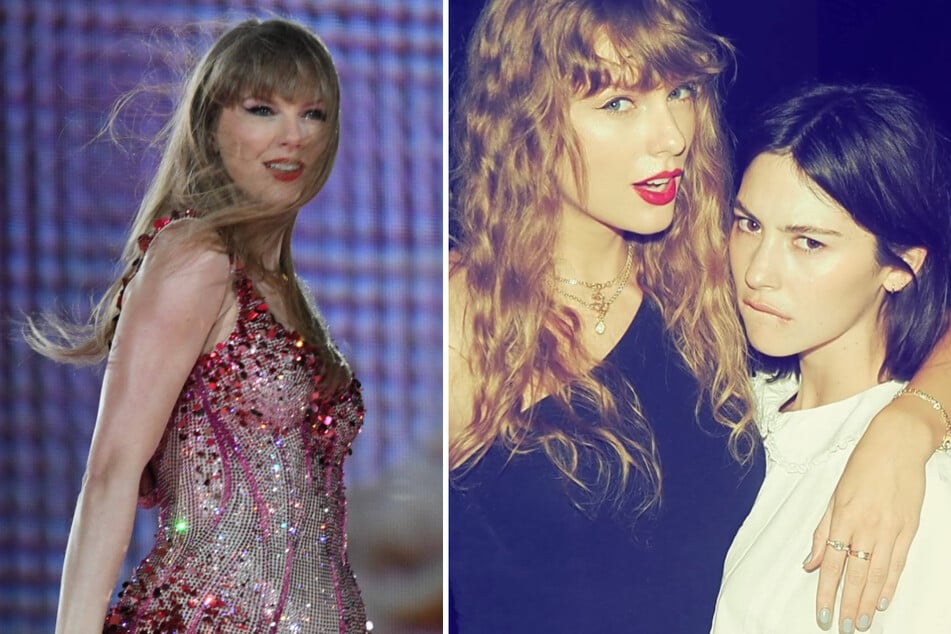 Taylor Swift and Gracie Abrams (r) were spotted in New York City together on Monday.