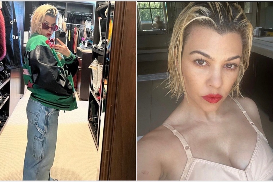 Kourtney Kardashian updates fans about rumored feud with Kim