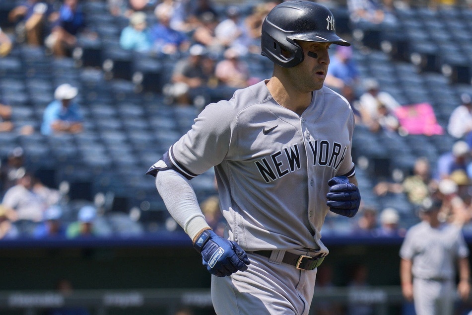 New York right fielder Joey Gallo provided his team's only offense as the Yankees beat the Angels 2-1 on Monday night.