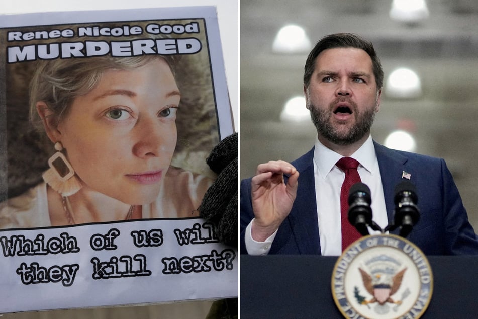 Vice President JD Vance called 37-year-old Renee Nicole Good, who was shot dead by an ICE agent on Wednesday, a "deranged leftist."