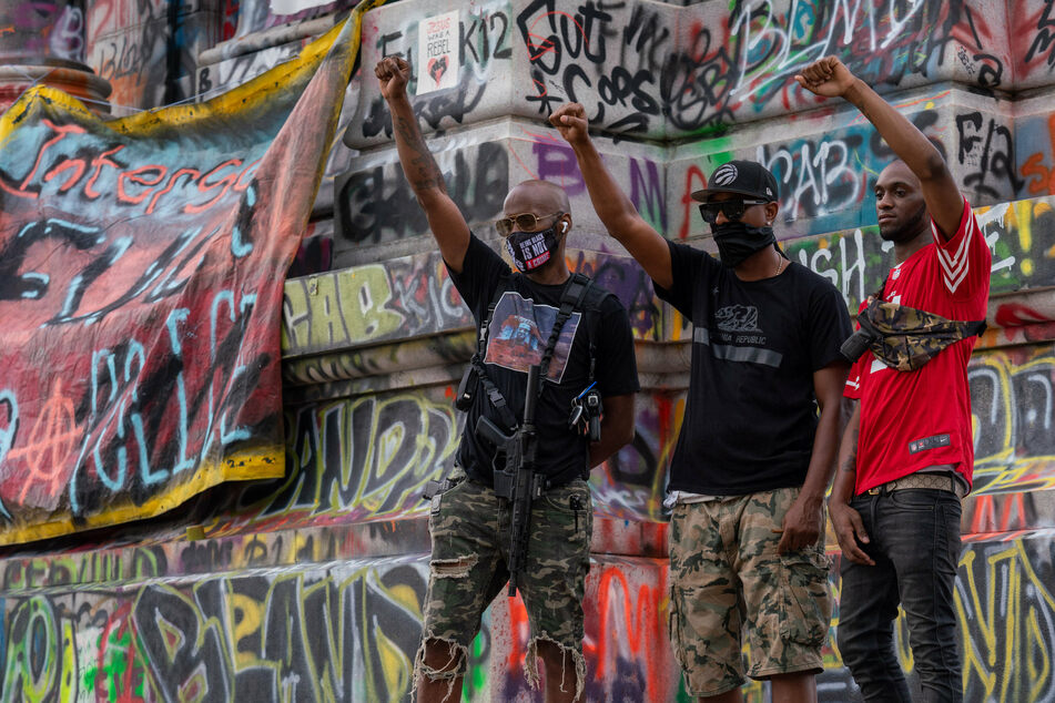 Many Virginians have expressed hope that the pedestal, now covered in graffiti, will not be removed, as it is symbolic of the Black Lives Matter protest movement.