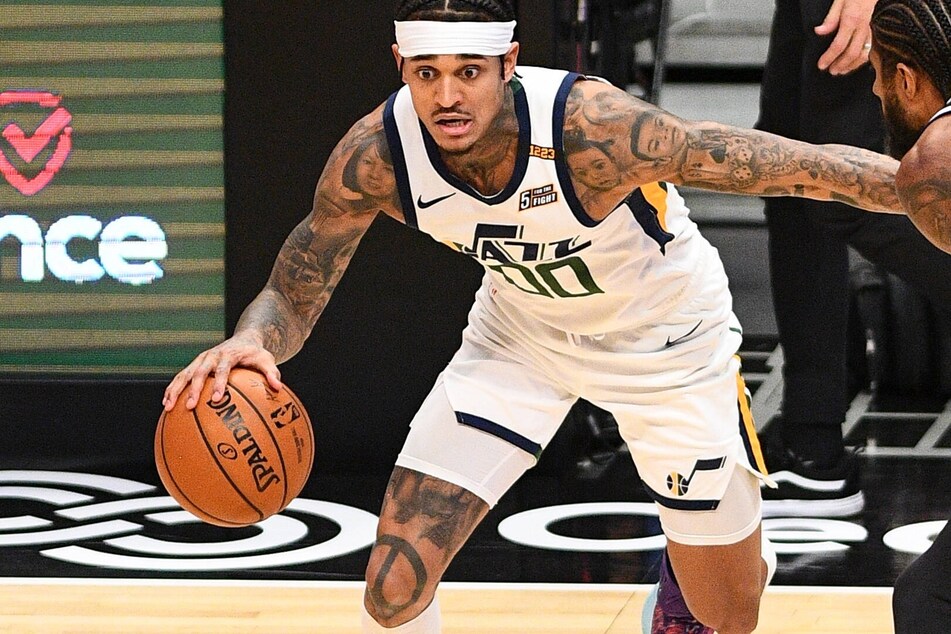 Jazz Guard Jordan Clarkson led all scorers with 41 points in a close loss the Warriors on Monday night