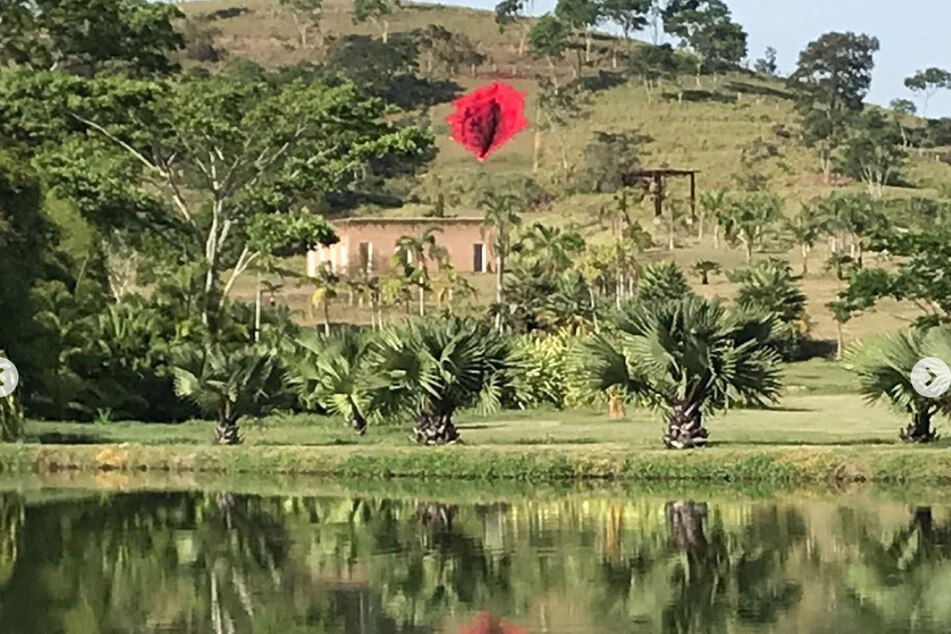 Giant vulva sculpture on a hill causes a stir in Brazil
