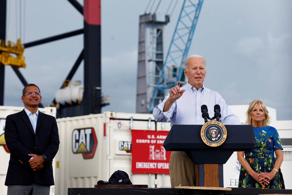 Biden visits Puerto Rico after Hurricane Fiona and says he was "raised in the Puerto Rican community"