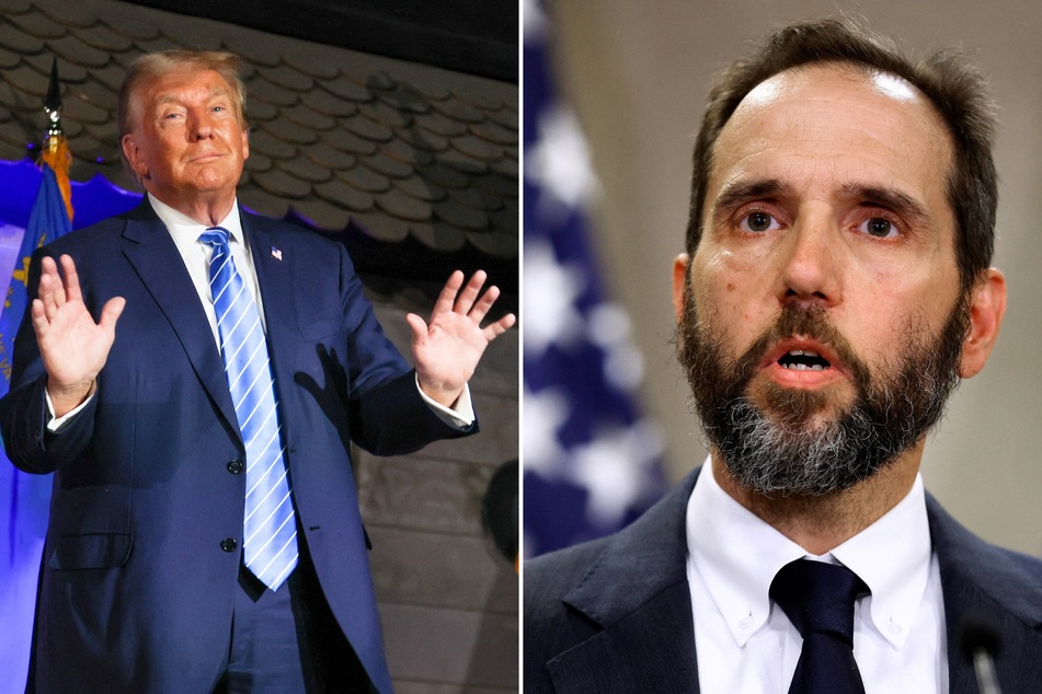Jack Smith (r.), the special counsel leading the 2020 federal election trial against Donald Trump, is calling for another gag order to be imposed in the case.