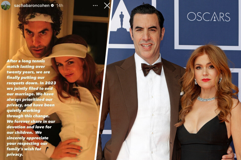 Sacha Baron Cohen and Isla Fisher announce shock split!