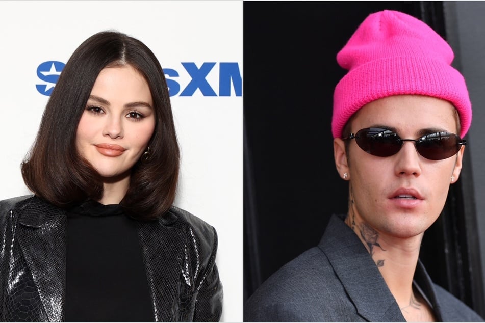 Justin Bieber has been accused of shading his ex, Selena Gomez's (l.), engagement!