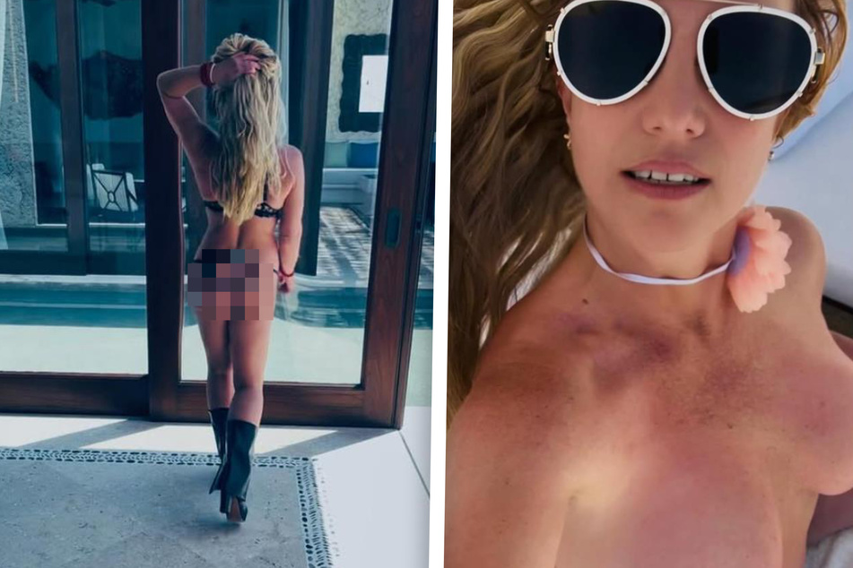 Britney Spears posts flurry of nude beach pics following latest reported breakup