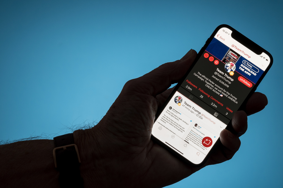 Parler back online as CEO rails against "Big Tech" ban