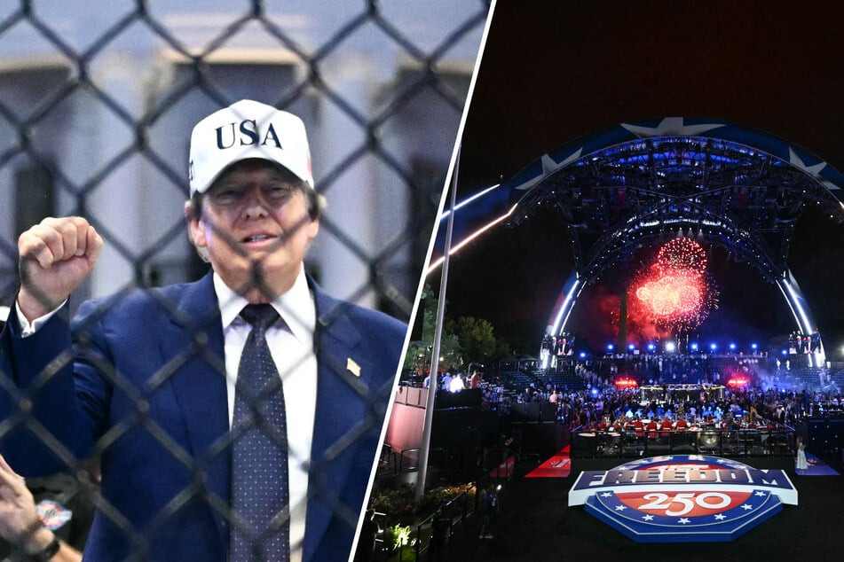 Trump's "UFC Freedom 250" event was the target of an alleged drone attack plot.