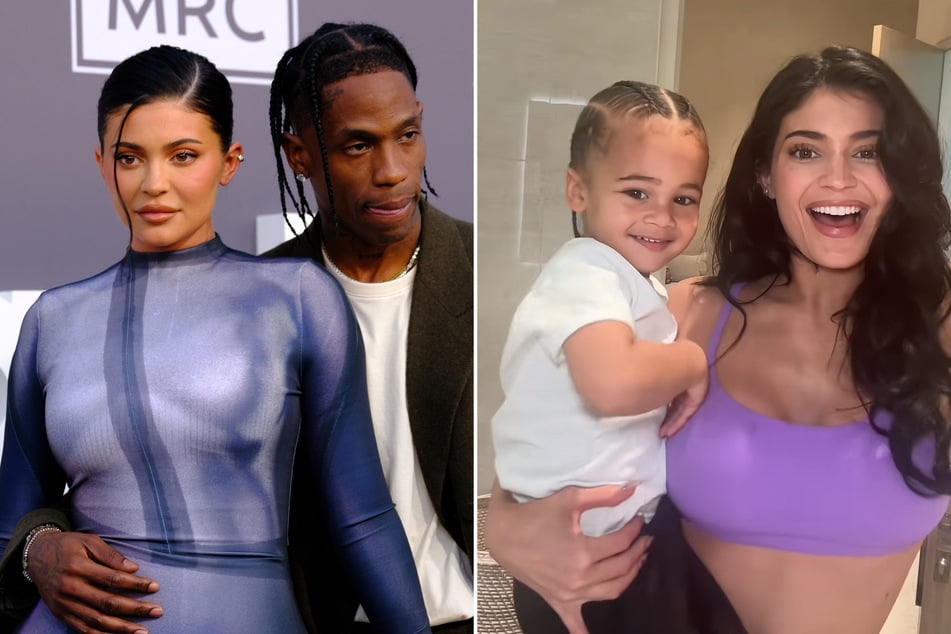Kylie Jenner drops Coachella clip with son Aire as she reunites with Travis Scott