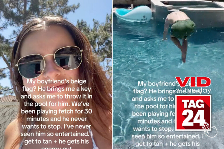 Viral Video of the Day for August 24, 2023: Boyfriend's hilarious fetch obsession baffles TikTok