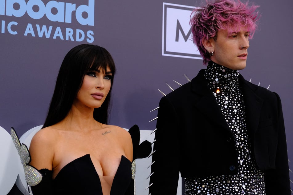 MGK and Megan Fox (l.) were a couple for about four years and had a child together.
