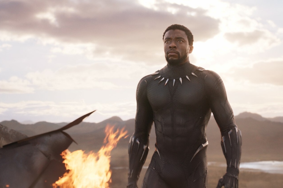 Chadwick Boseman (†45) as T'Challa in Black Panther.