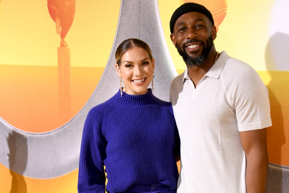 Allison Holker (l) and Stephen Boss were married for nine years before his tragic death.