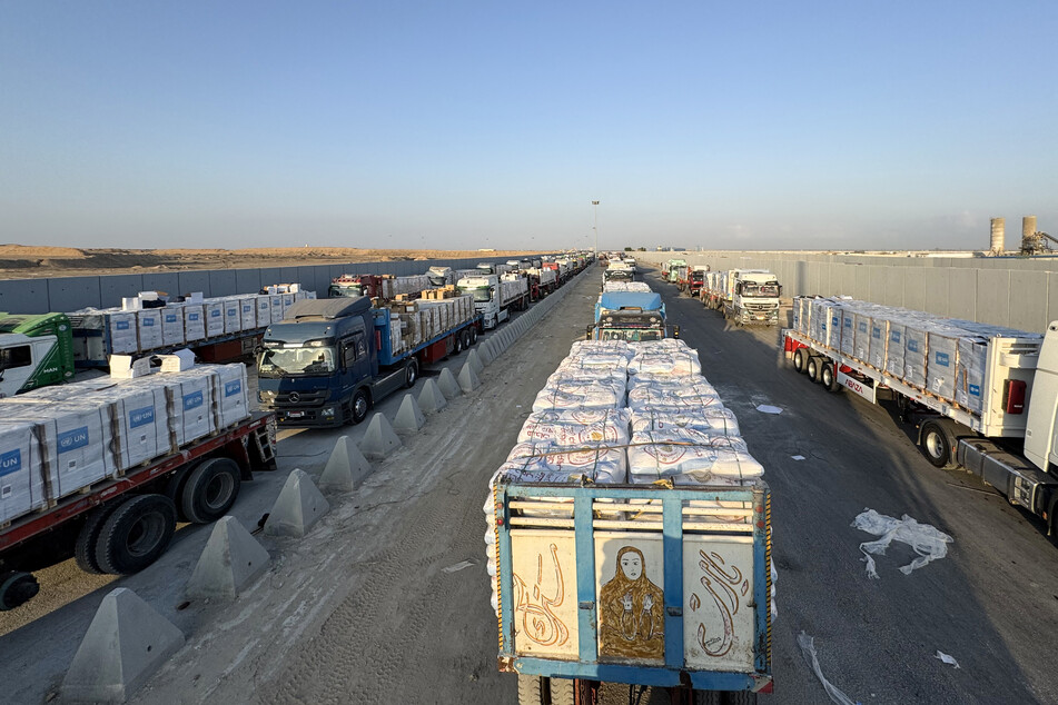 Gaza civil defense agency reports Palestinians killed by overturned aid truck amid Israeli blockade