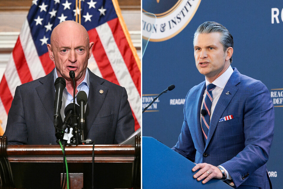 Hegseth gets into heated exchange with Mark Kelly over boat strikes: "A bunch of bulls**t"