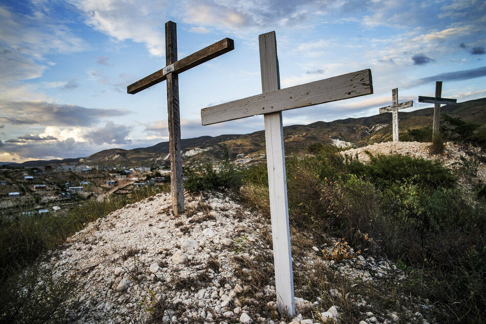 The St. Christophe settlement at Titanyen is the site of over 10,000 victims buried in mass graves after Haiti's 2010 earthquake.