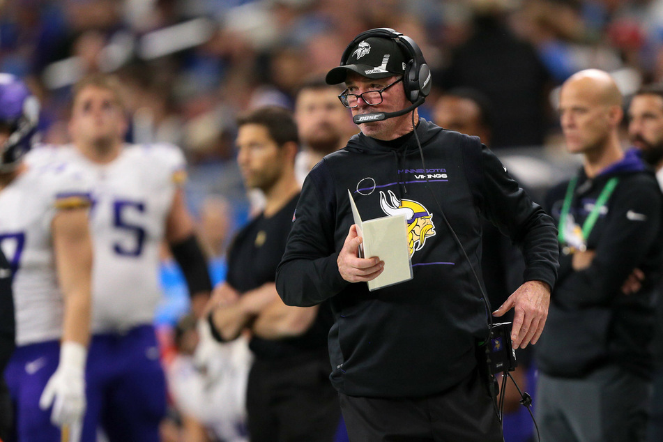 Minnesota Vikings head coach Mike Zimmer.