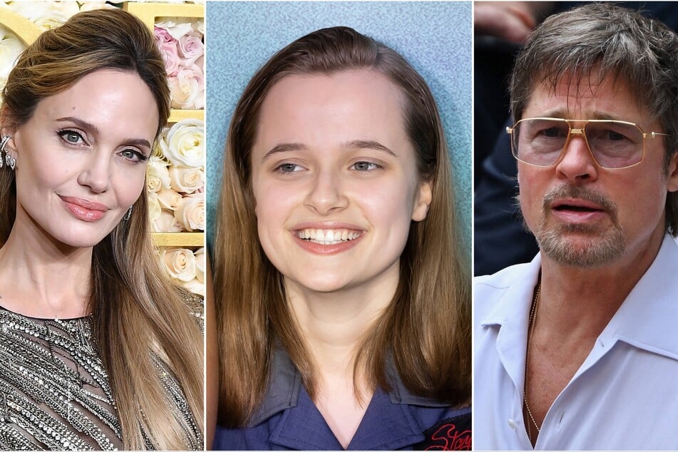Brad Pitt (r) and Angelina Jolie's youngest daughter, Vivienne (c), has taken the next step in her efforts to separate herself from her father.