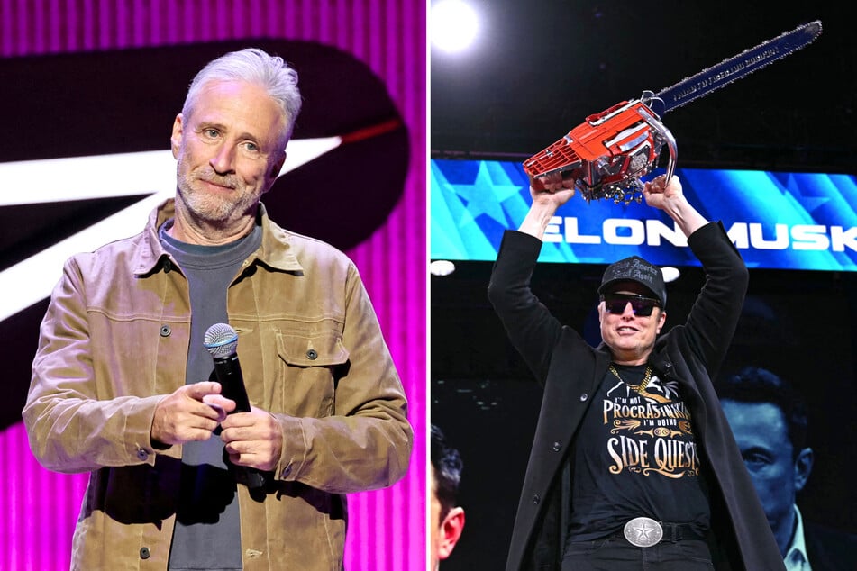 Elon Musk flies into childish rage after Jon Stewart accuses him of "warping our democracy" with X algorithm
