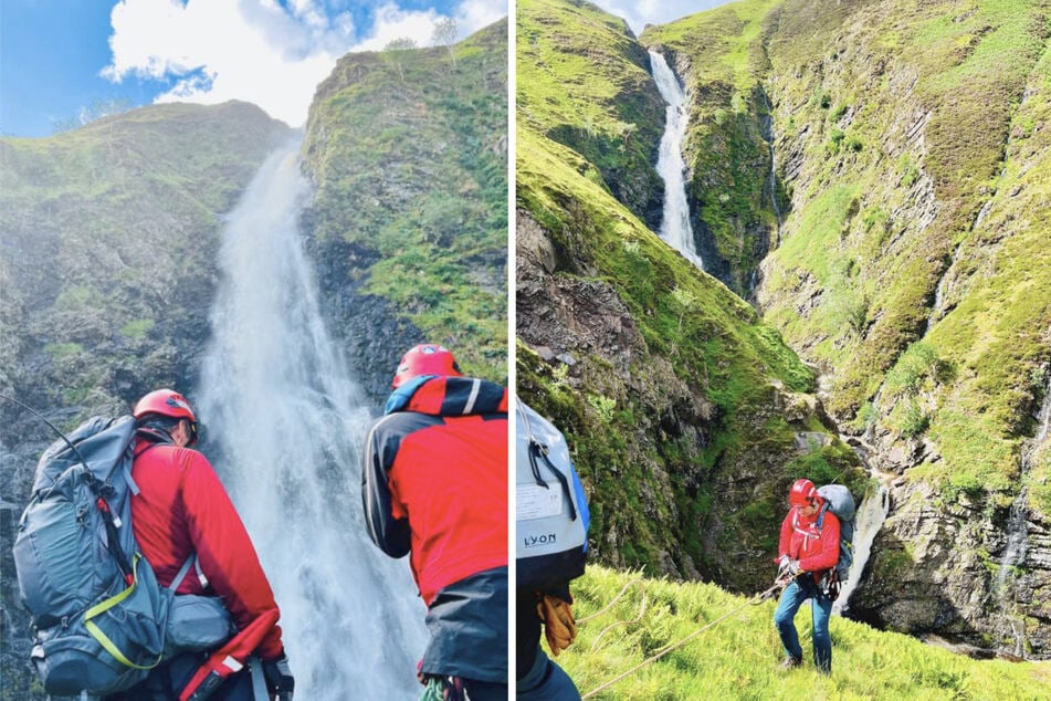 Grey Mare's Tail is one of the highest waterfalls in the United Kingdom.