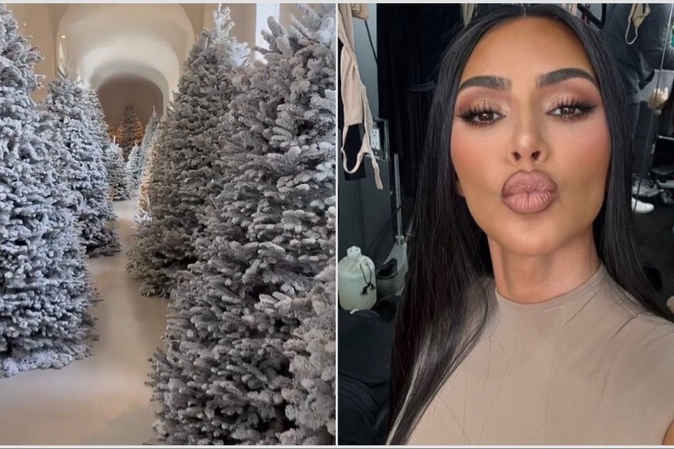 Kim Kardashian gives another peek at Winter Wonderland mansion