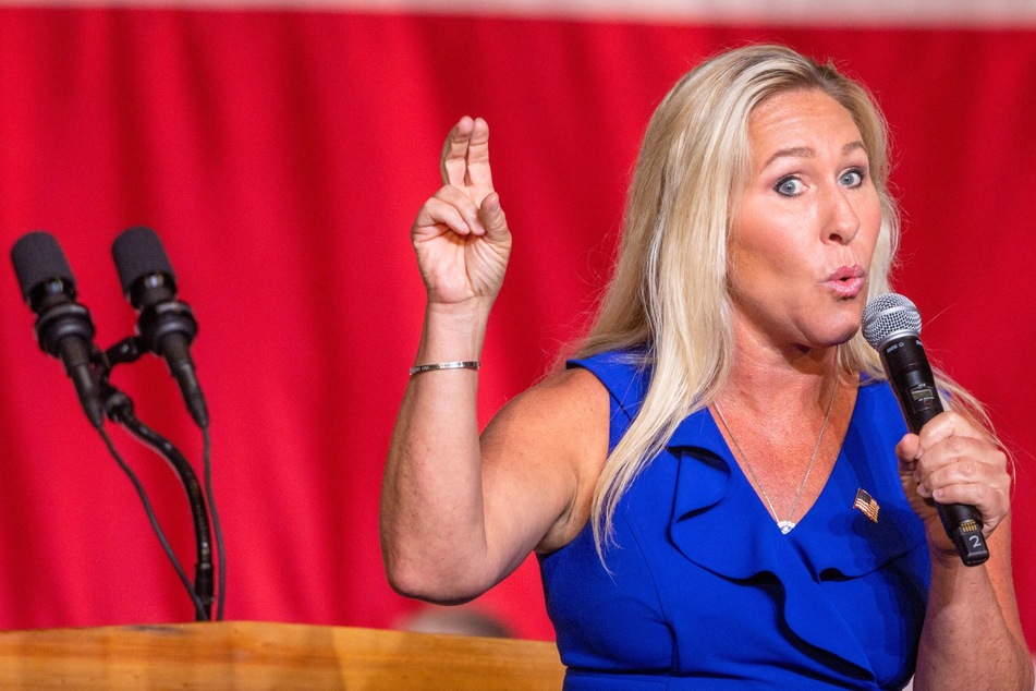 Marjorie Taylor Greene claps back after getting mocked during book tour: "Pathetic people"