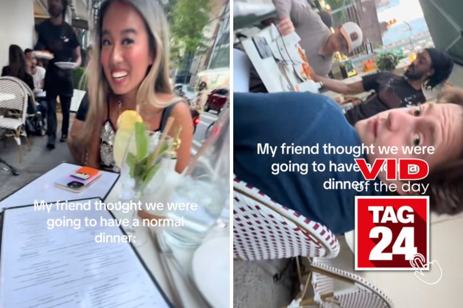 Viral Video of the Day for June 15, 2026: Bold wingwoman turns dinner into instant double date