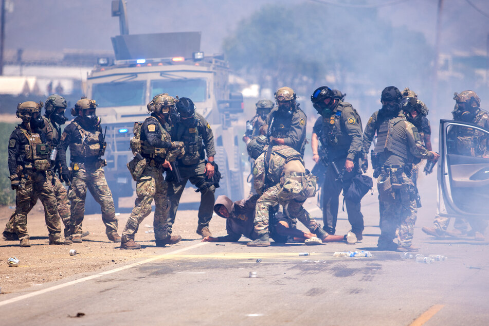 A migrant from Honduras has ended up in the hospital after being shot by US Immigration and Customs Enforcement agents during a traffic stop (file photo).