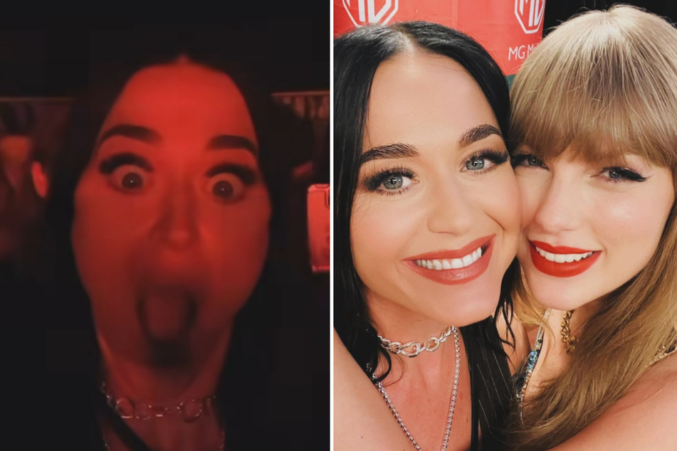 Taylor Swift (r.) reunited with Katy Perry at The Eras Tour, continuing to prove their Bad Blood is history!
