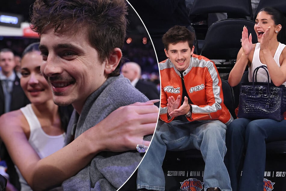Kylie Jenner and Timothée Chalamet's courtside PDA goes viral